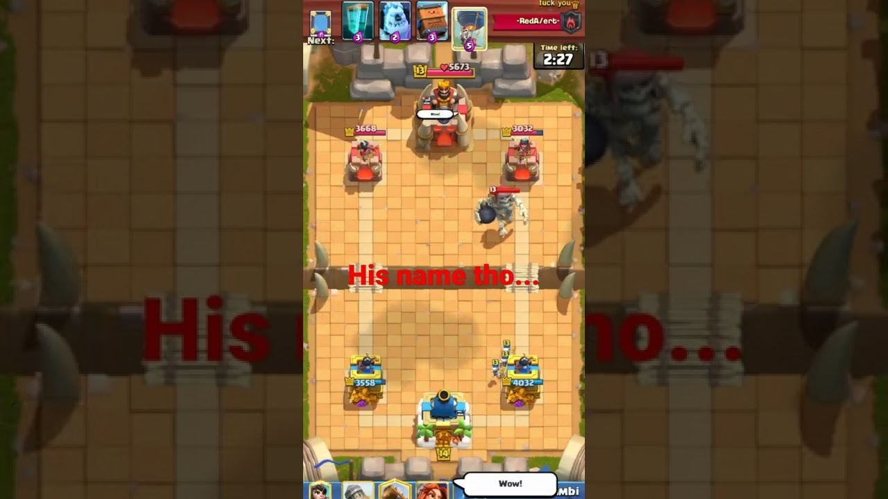 Clash Royale names be mad... #clashroyale