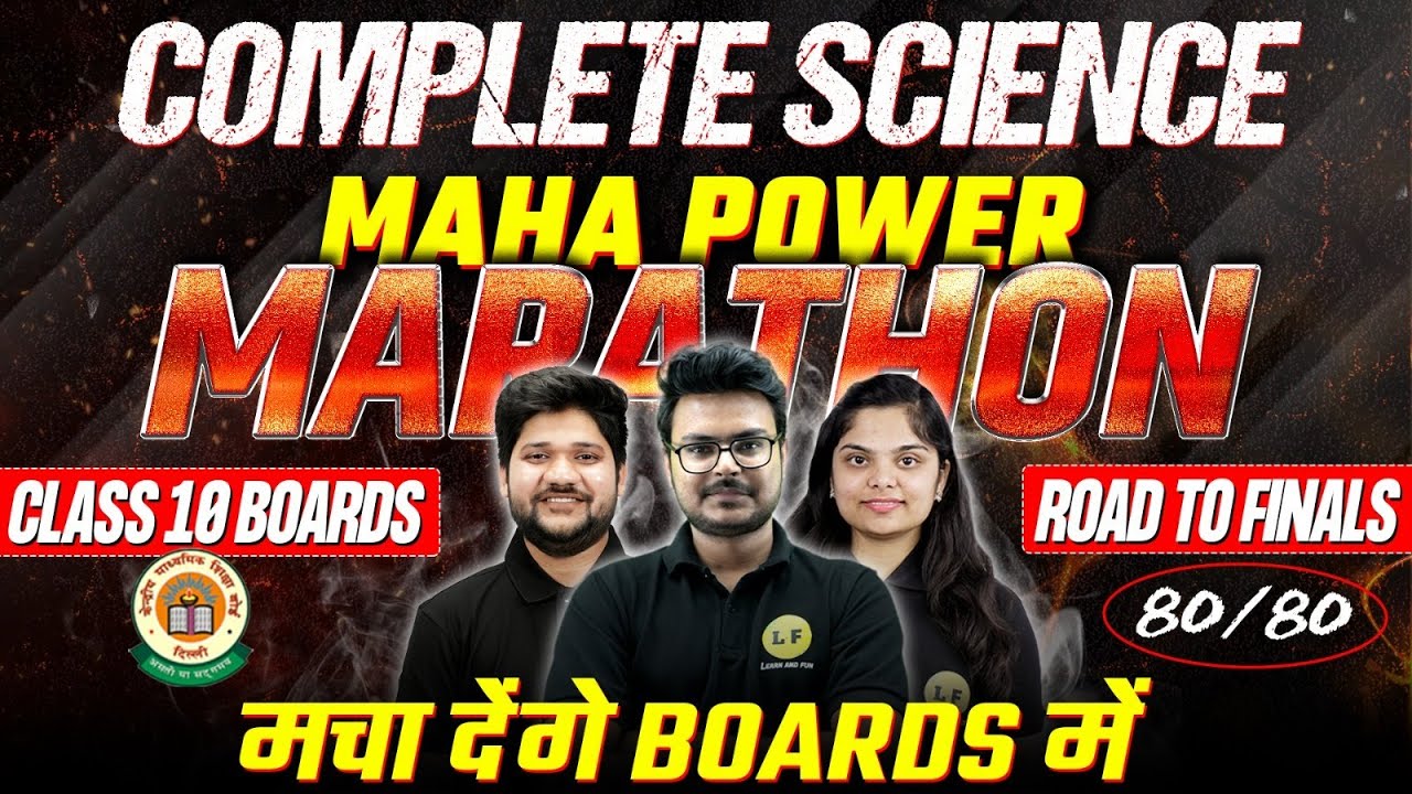 Class 10 Maha Marathon | Complete Science Revision | Most Important Questions 2023 | CBSE Board 2023