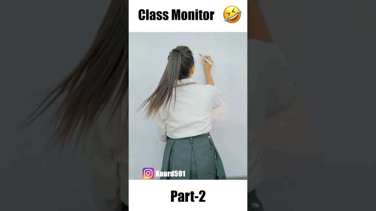Class Monitor 😂😂 | Deep Kaur | #shorts #funny #trending #school #comedy