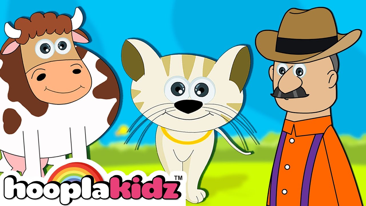 Classic Animal Songs | Old Macdonald Had A Farm By HooplaKidz