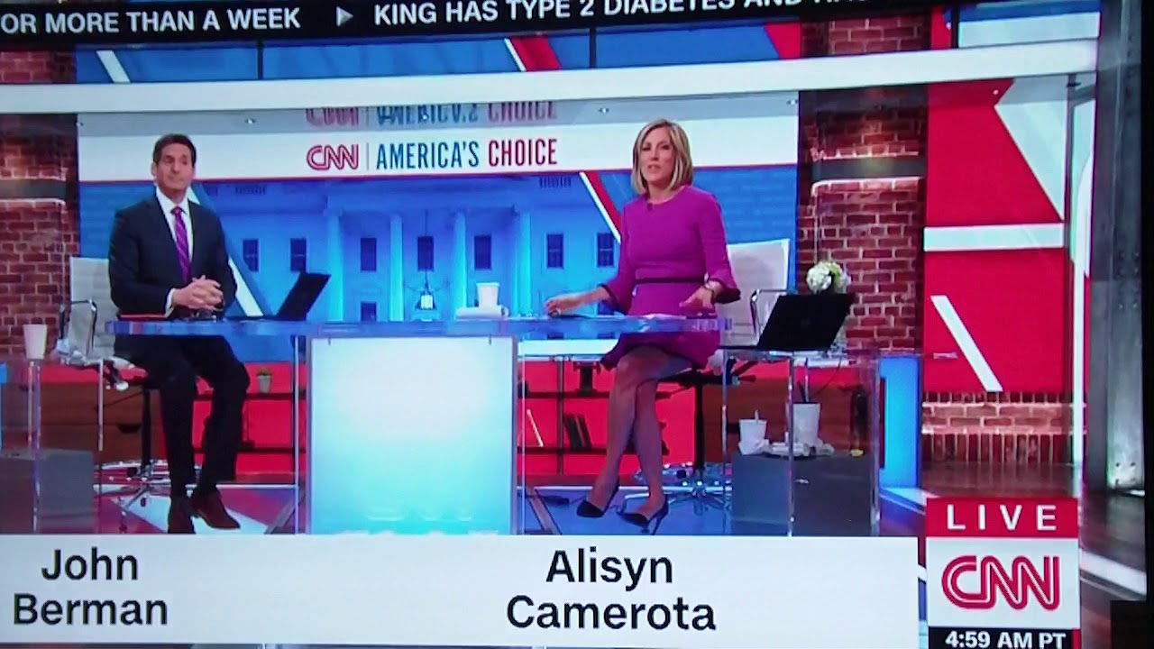 Classic CNN Tonight Alisyn Camerota Hot Legs and More in a Pink Mini