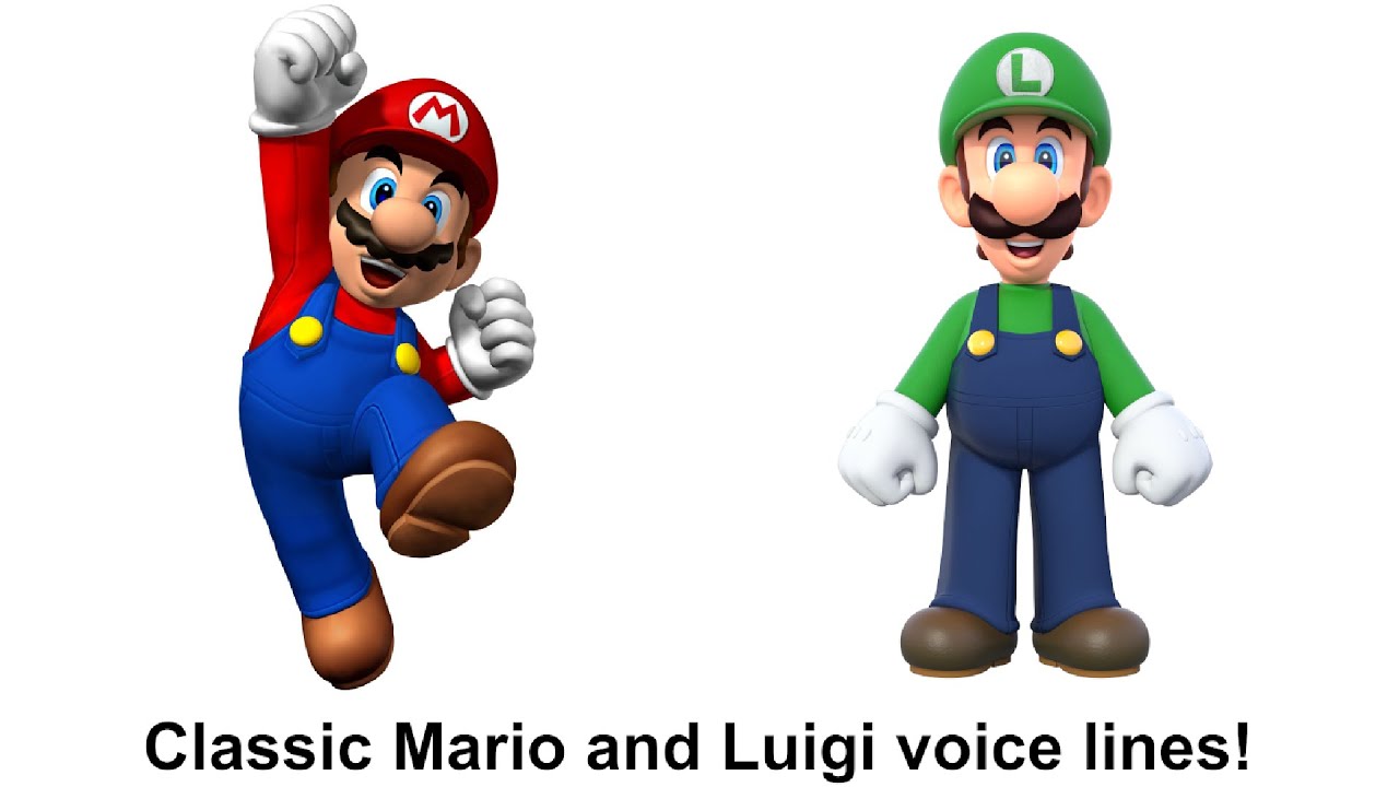 Classic Mario and Luigi voice lines!