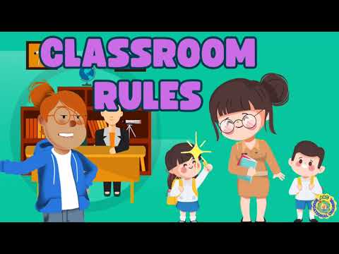 Classroom Rules for Kids| English Vocabulary | ESL
