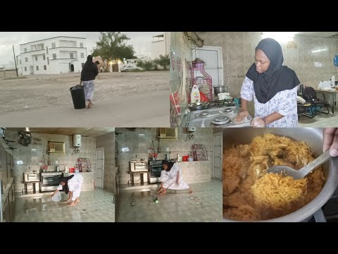 Clean with me(Arab housemaid vlog) a day in my life pt4