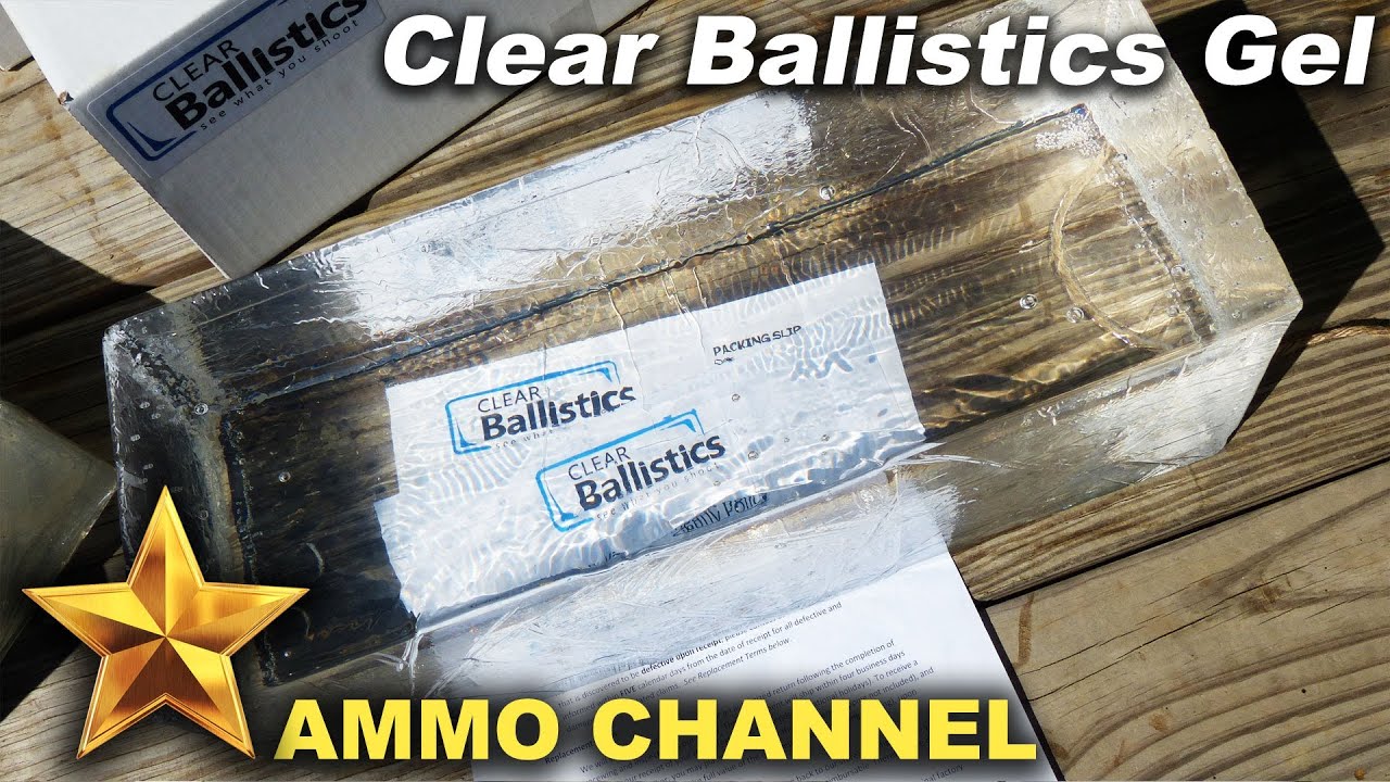 Clear Ballistics Gelatin