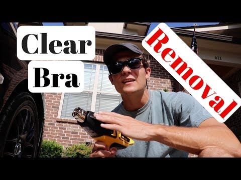 Clear Bra Paint Protection Film Removal:  How To and What To Use!