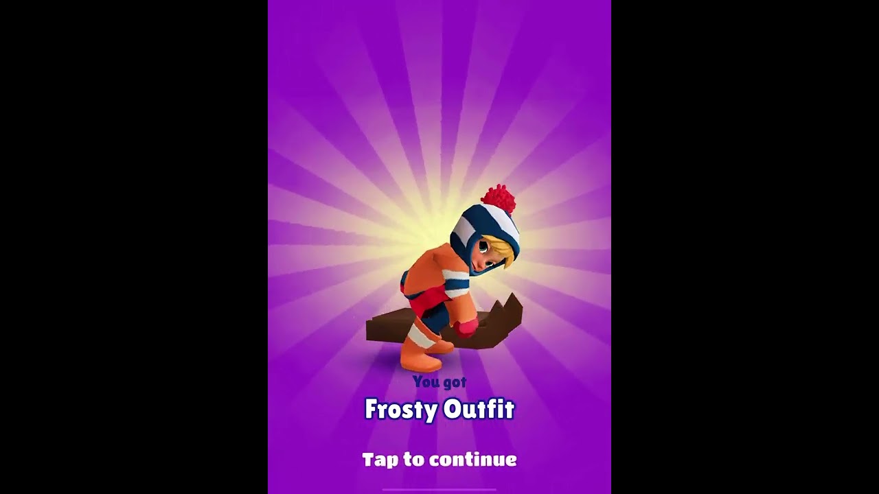 Clementine frosty outfit unlocked - Subway surfers