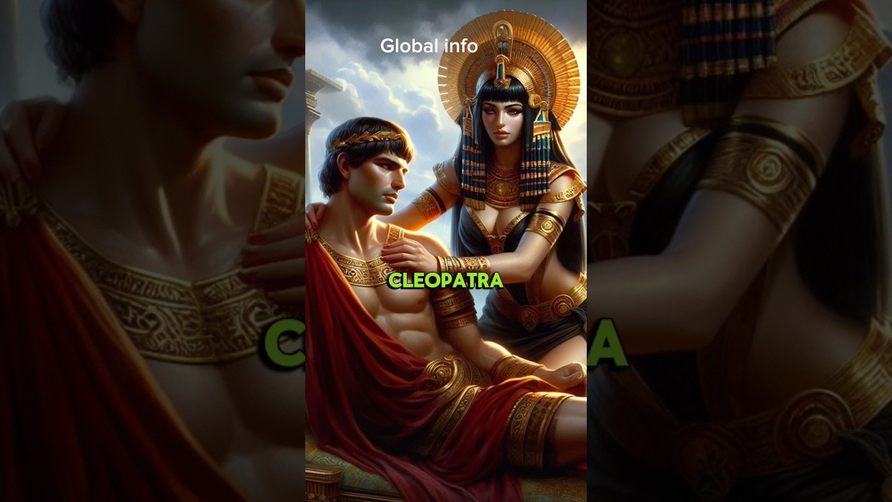 Cleopatra and Julius Caesar Love Story #shorts