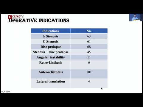 Clinical Outcome of O Arm navigation guided MISS TLIF - Pranav Charde