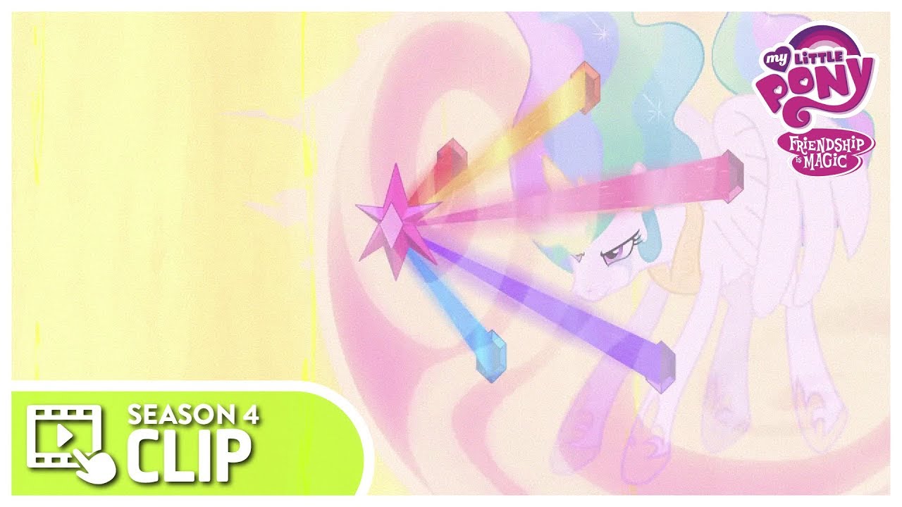 ▷Clip | Princess Celestia Banishes Nightmare Moon (Princess Twilight Sparkle) | MLP: FiM (S4) [HD]