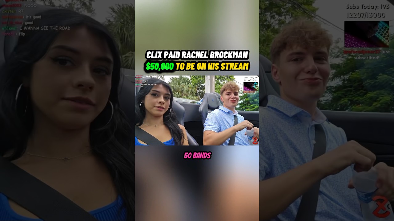 Clix Paid $50,000 For Rachel Brockman…