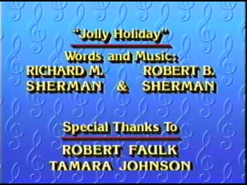 Closing to Disney's Sing Along Songs: I Love to Laugh 1990 VHS