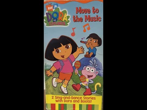 Closing to Dora the Explorer MOVE TO THE MUSIC 2002 VHS