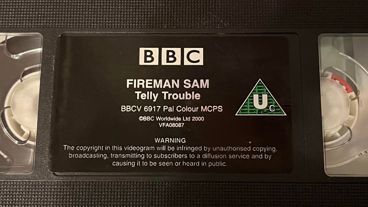 Closing to Fireman Sam’s Bumper Video: Telly Trouble! (2000)
