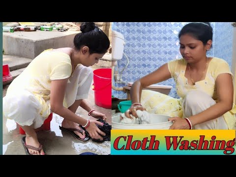 Cloth Washing In Deshi Style|Tips Of Cloth Hand Washing|Indian_Housewife|Bengali_Blogger