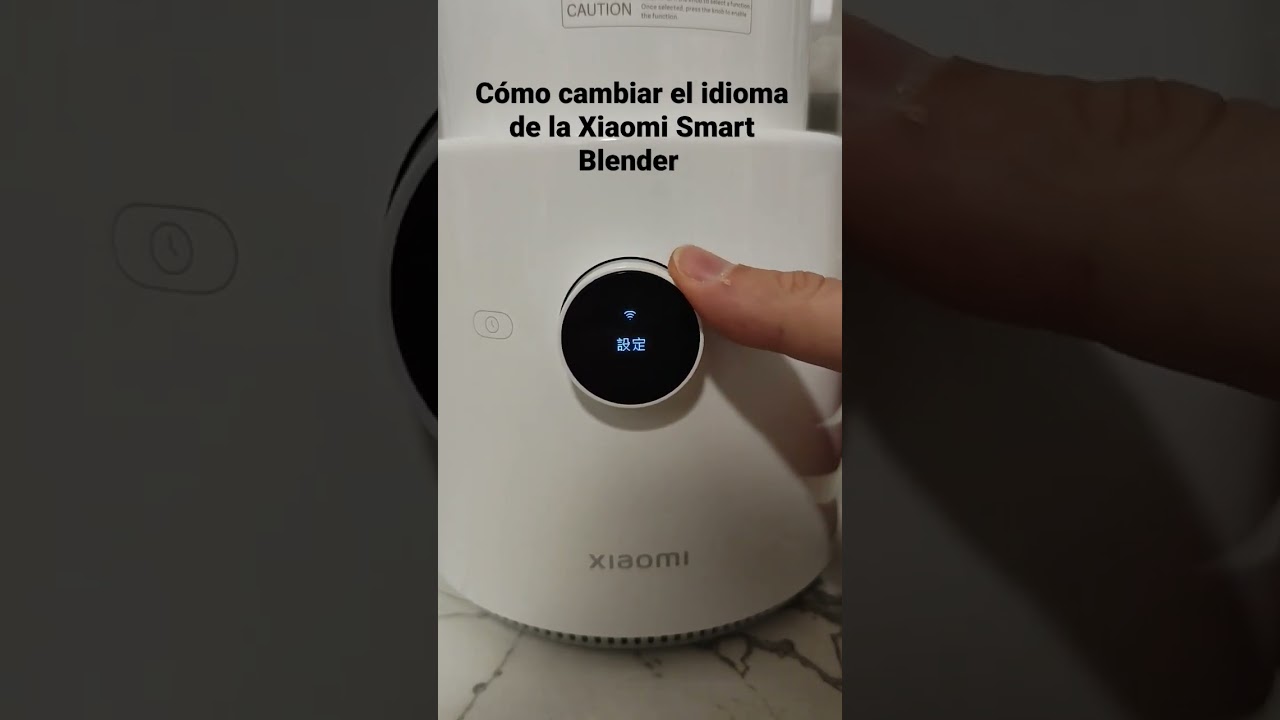 Cómo cambiar el idioma de la Xiaomi Smart Blender #xiaomi #smartblender #idioma #ayuda