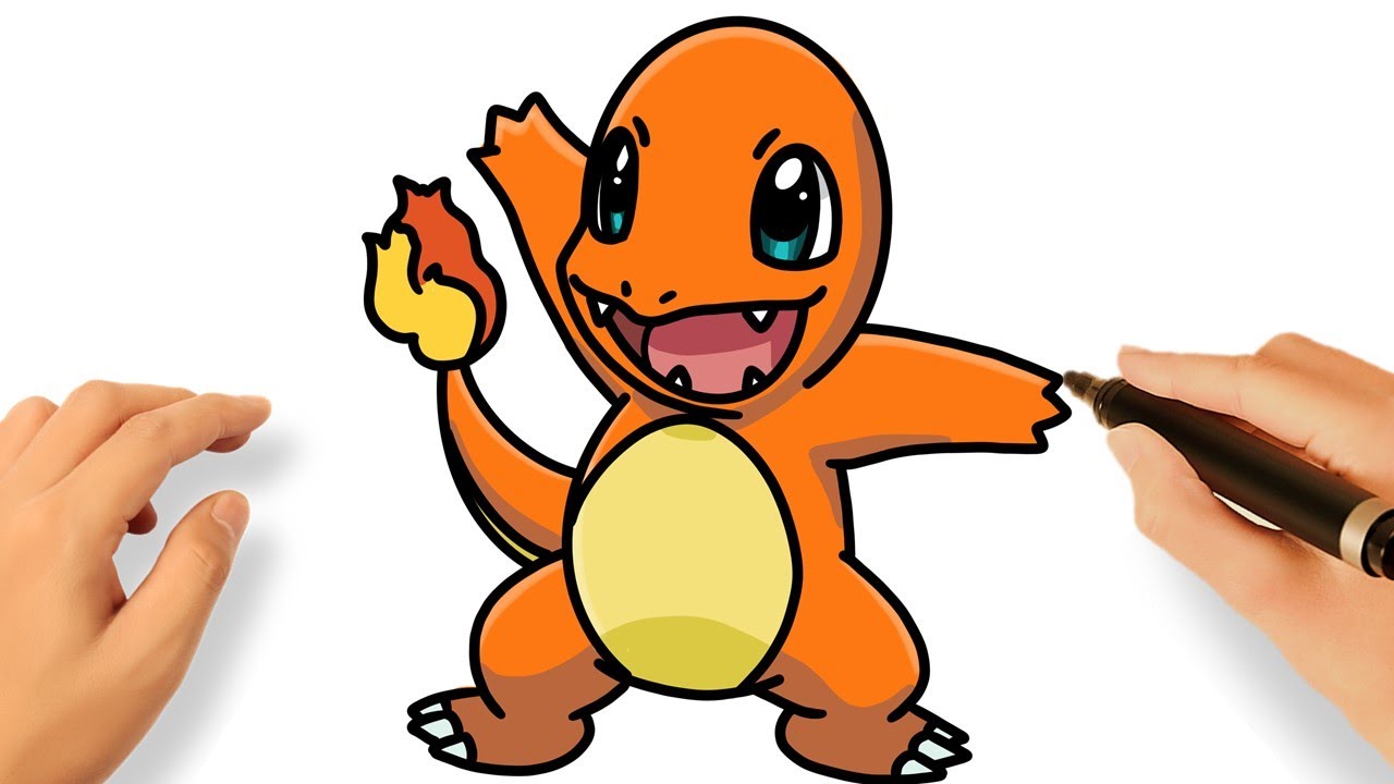 CÓMO DIBUJAR A CHARMANDER | DIBUJANDO POKÉMONS