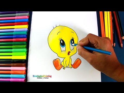 Cómo dibujar a PIOLIN paso a paso | Drawing TWEETY PIE step by step