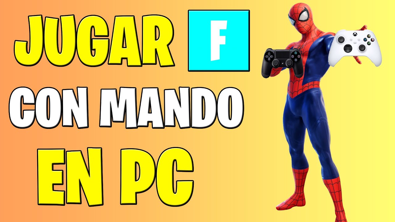 CÓMO JUGAR FORTNITE con JOYSTICK en PC SIN PROGRAMAS EN 2025 (PS4, XBOX, SWITCH, PS5)