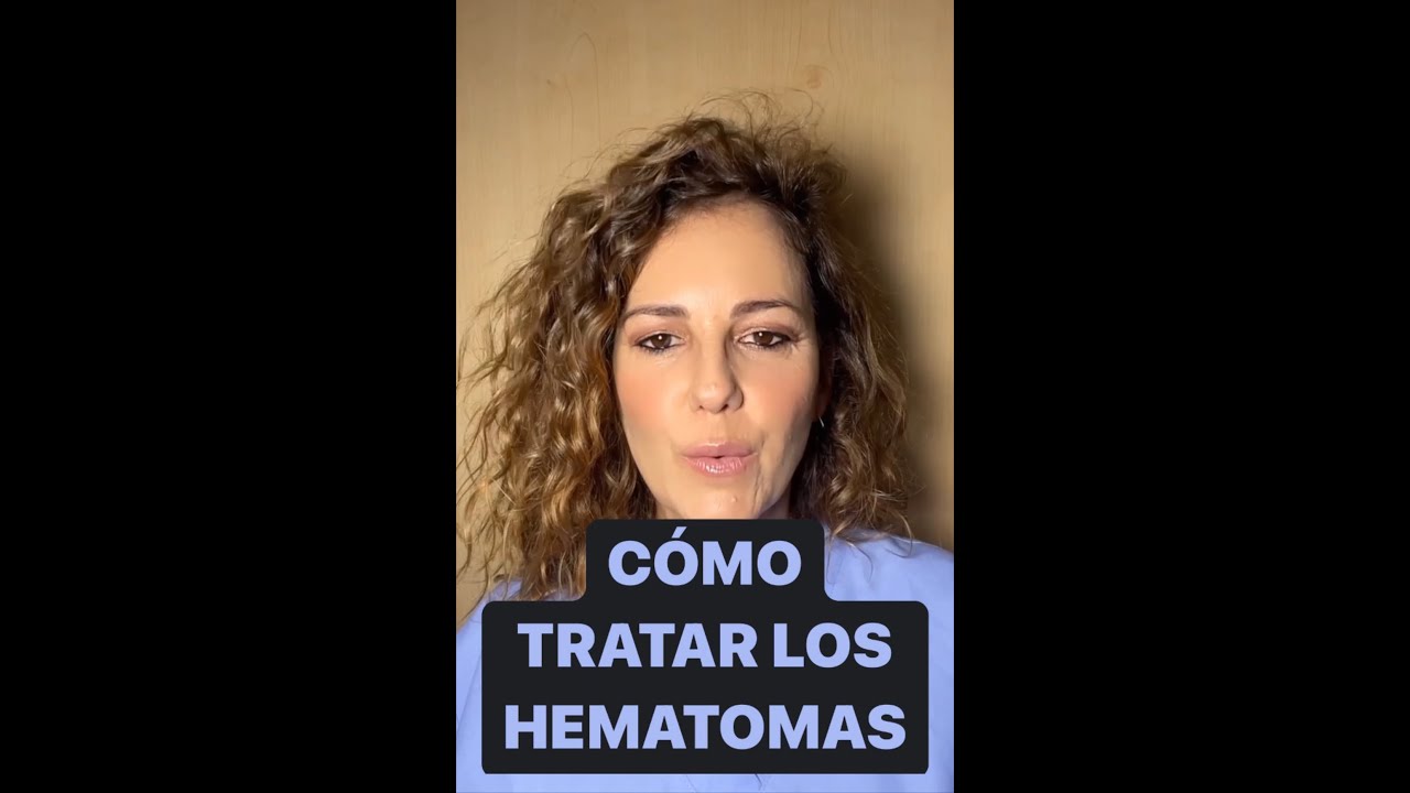 CÓMO TRATAR LOS HEMATOMAS