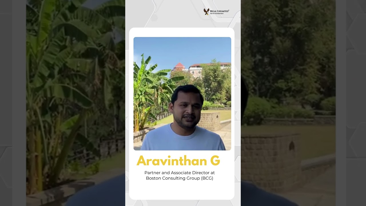 Coaching Unlimited Testimonial by Aravinthan G