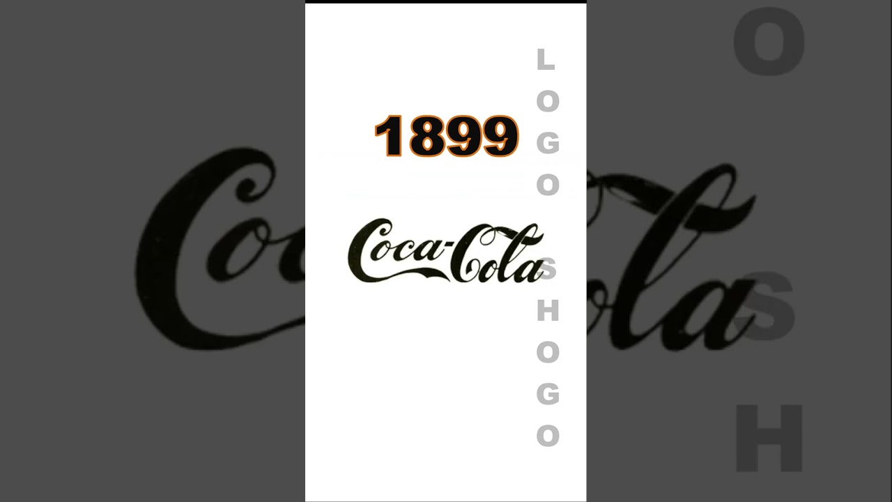 Coca Cola Logo Evolution #evolution #cocacola #shorts