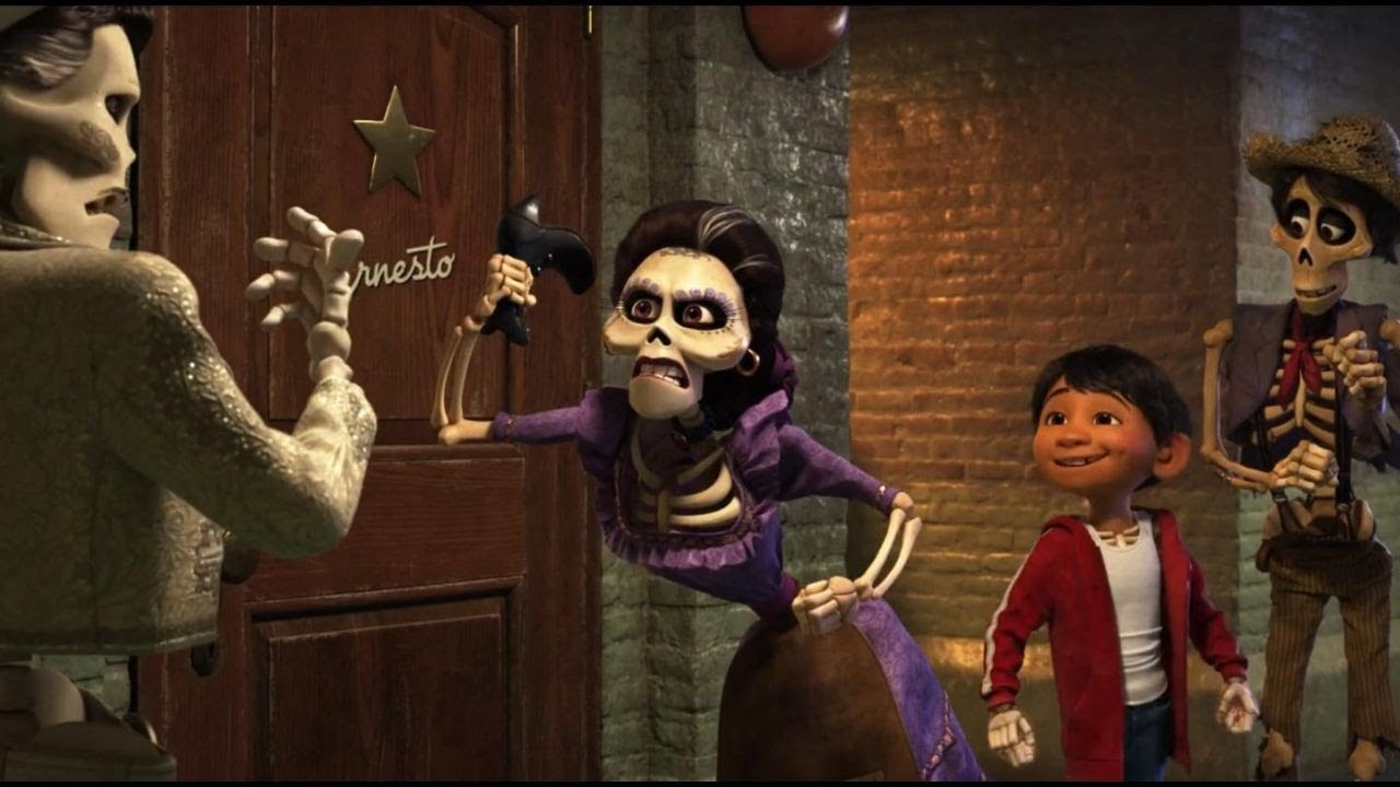 COCO (2017)  - Finding Héctor's photo and Ernesto de la Cruz |  Animated  Movie Scene