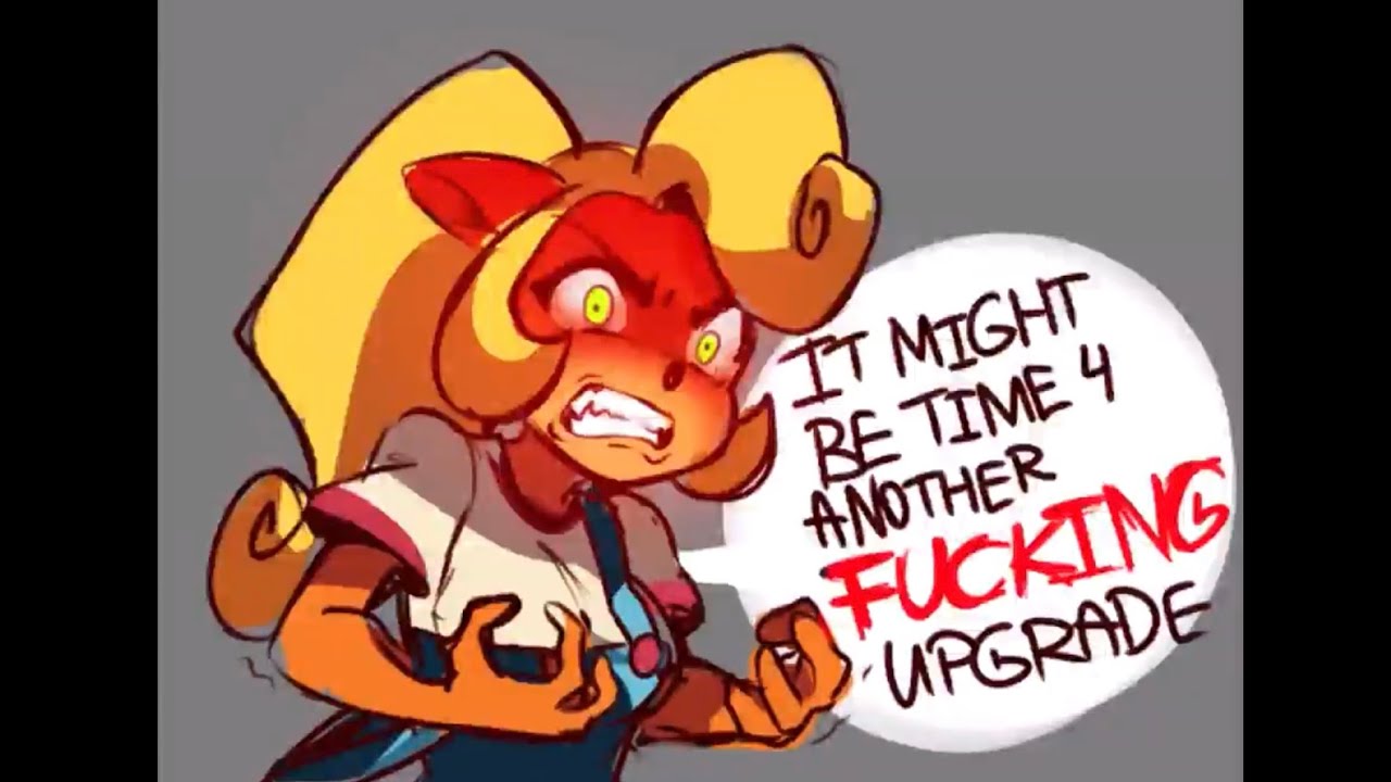 Coco Bandicoot swearing. (Crash Bandicoot)