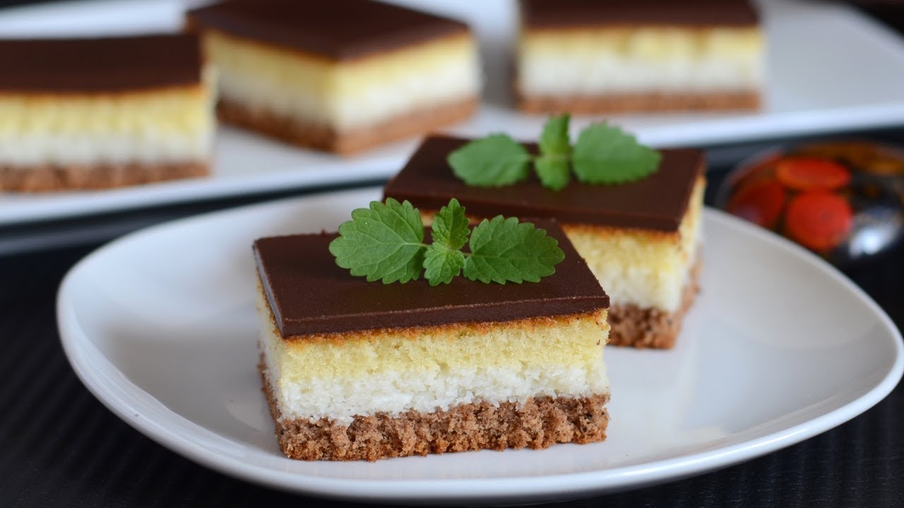 Coconut cubes (EVERYTHING IS BAKED TOGETHER)