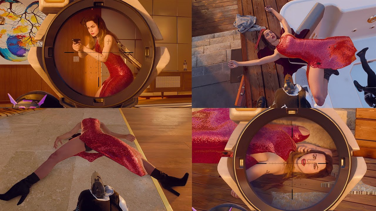 COD Ryona - Ballerina Eve Macarro in trouble (Black Ops 6 x John Wick skin)