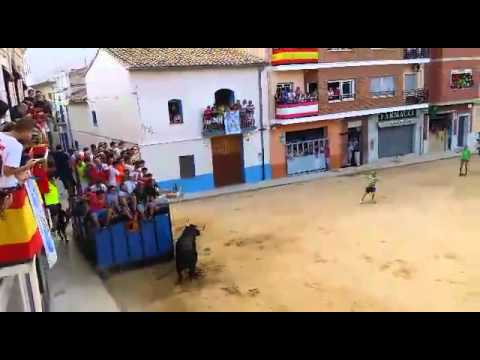 cojida de toro en puçol 09/09/2014