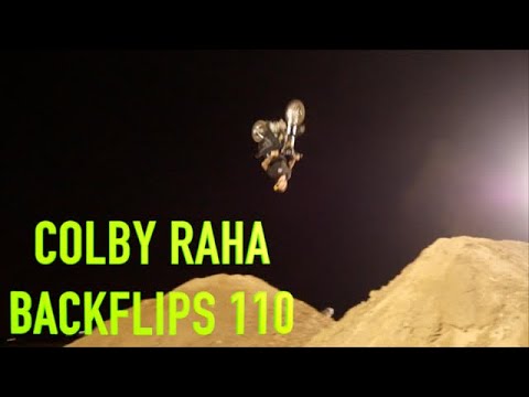 COLBY RAHA BACKFLIPS 110, Wins Havoc Pit Bike Jump Jam Round 2 | & Andy Roy Hits Jump