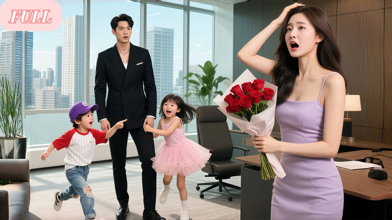 Cold CEO Tired of Women Chasing Him—Until Twin Kids Stormed In,Called Him “Daddy” & Drove Them Away!