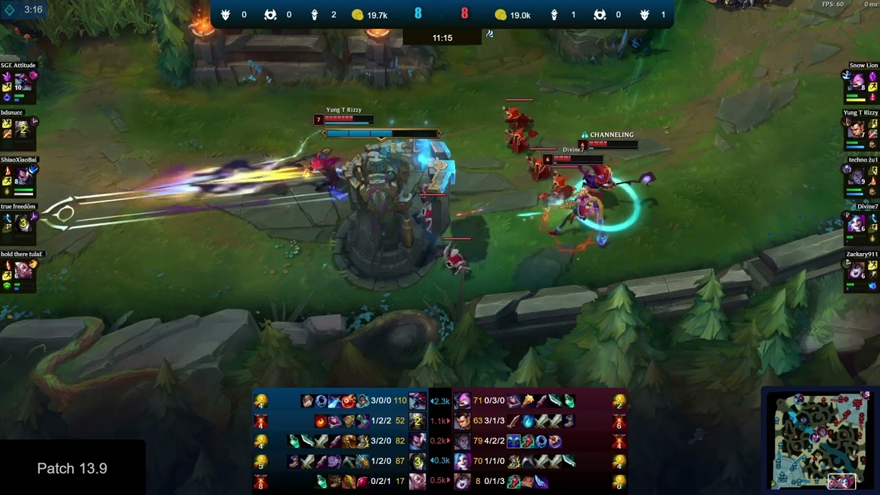 🔹Colden🔹N -VS- 🔸Zackary911🔸Snow Lion - LoL Ranked Replay