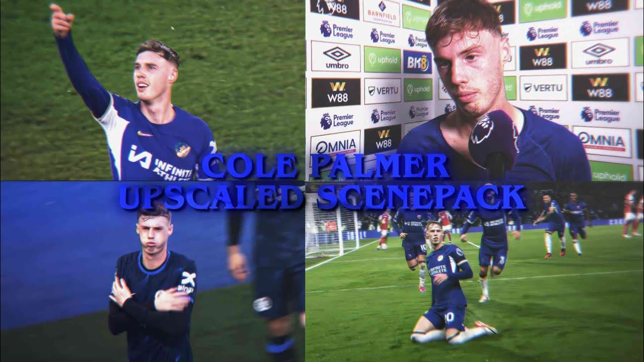 Cole Palmer Upscaled Scenepack For Edits - 4K