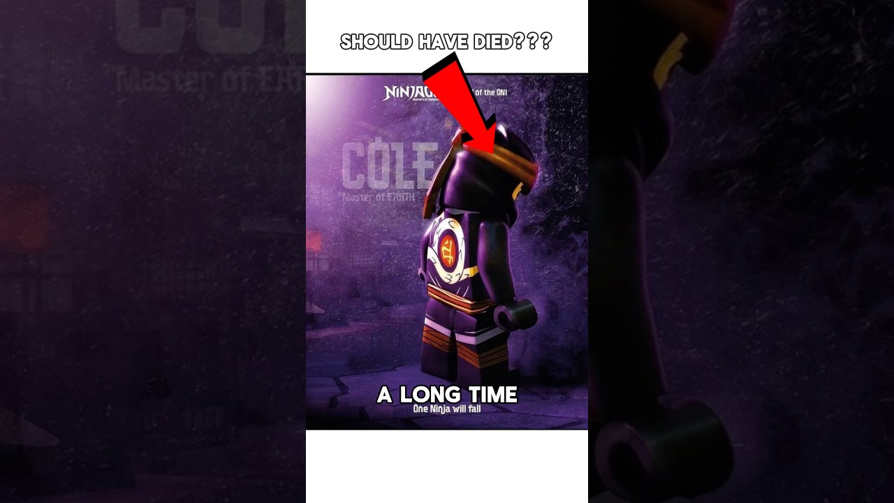 Cole Should Have Died A Long Time Ago In Ninjago!|#ninjago #ninjagocole #coleninjago #lego #shorts