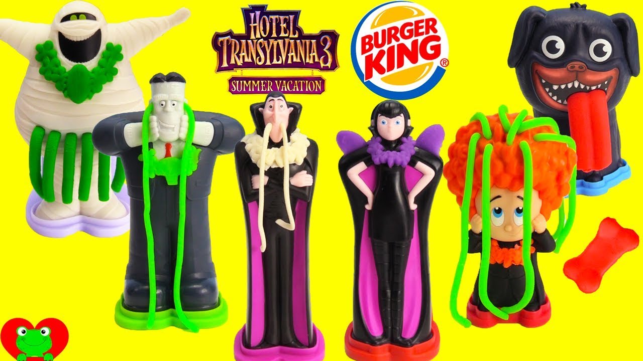 Collect 2018 Hotel Transylvania 3 Burger King Jr Fast Food Toys