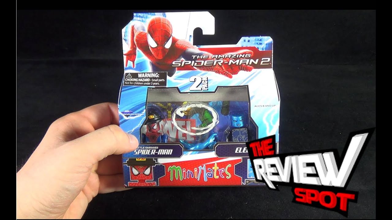 Collectible Spot - Diamond Select Toys The Amazing Spider-man 2 Battle Damaged Spider-man & Electro