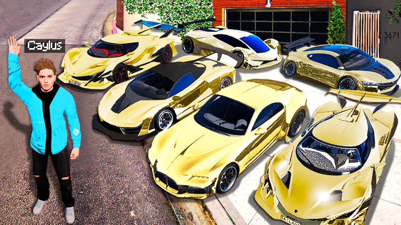 Collecting QUADRILLIONAIRE CARS In GTA 5! (Mods)
