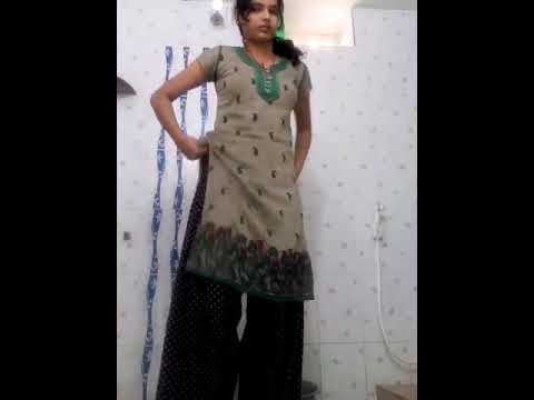 college girl in bathroom