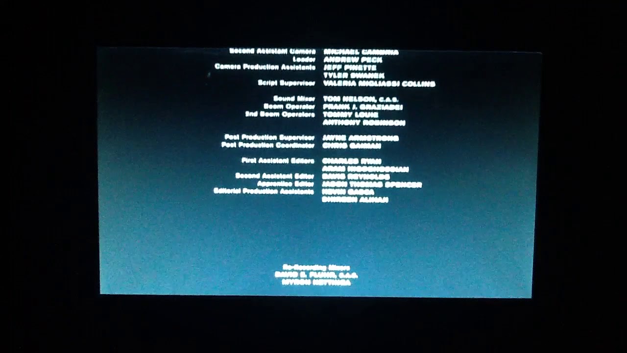 COLLEGE ROAD TRIP(2008) END CREDITS.