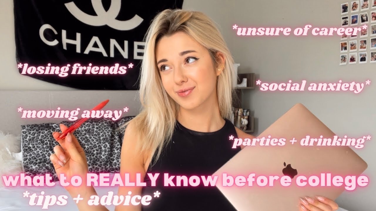 COLLEGE TIPS AND ADVICE *what i wish i knew before university* productivity, making friends, anxiety