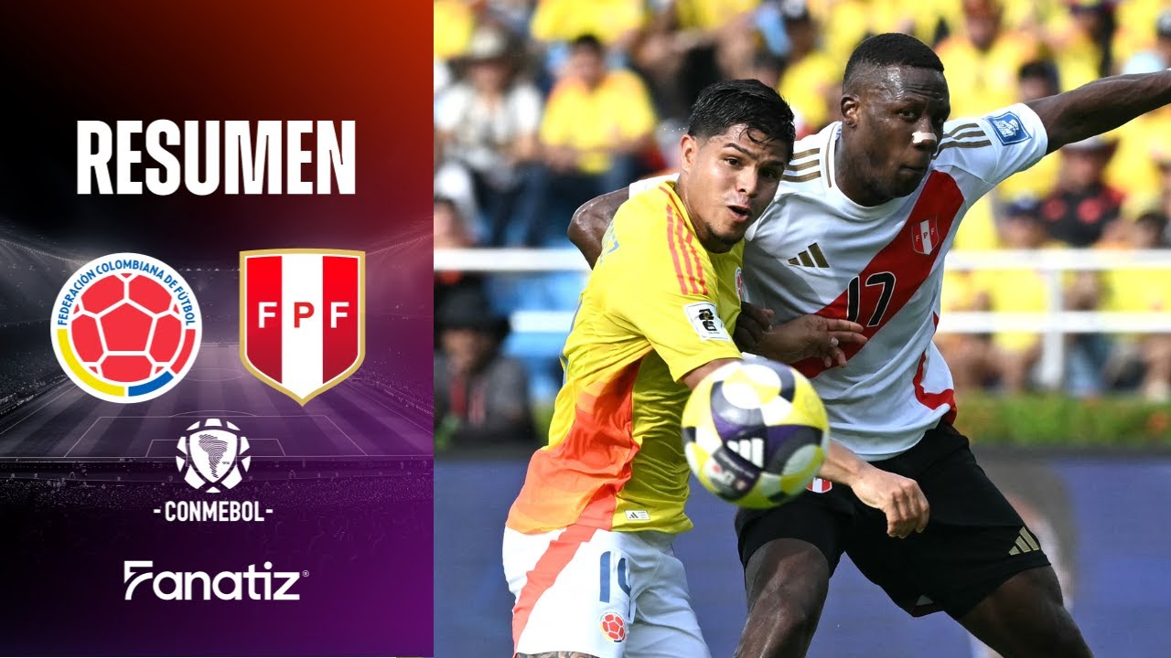 Colombia vs Perú 0-0 |Resumen Extendido del Partido y Mejores Jugadas | Eliminatorias Mundial 2026