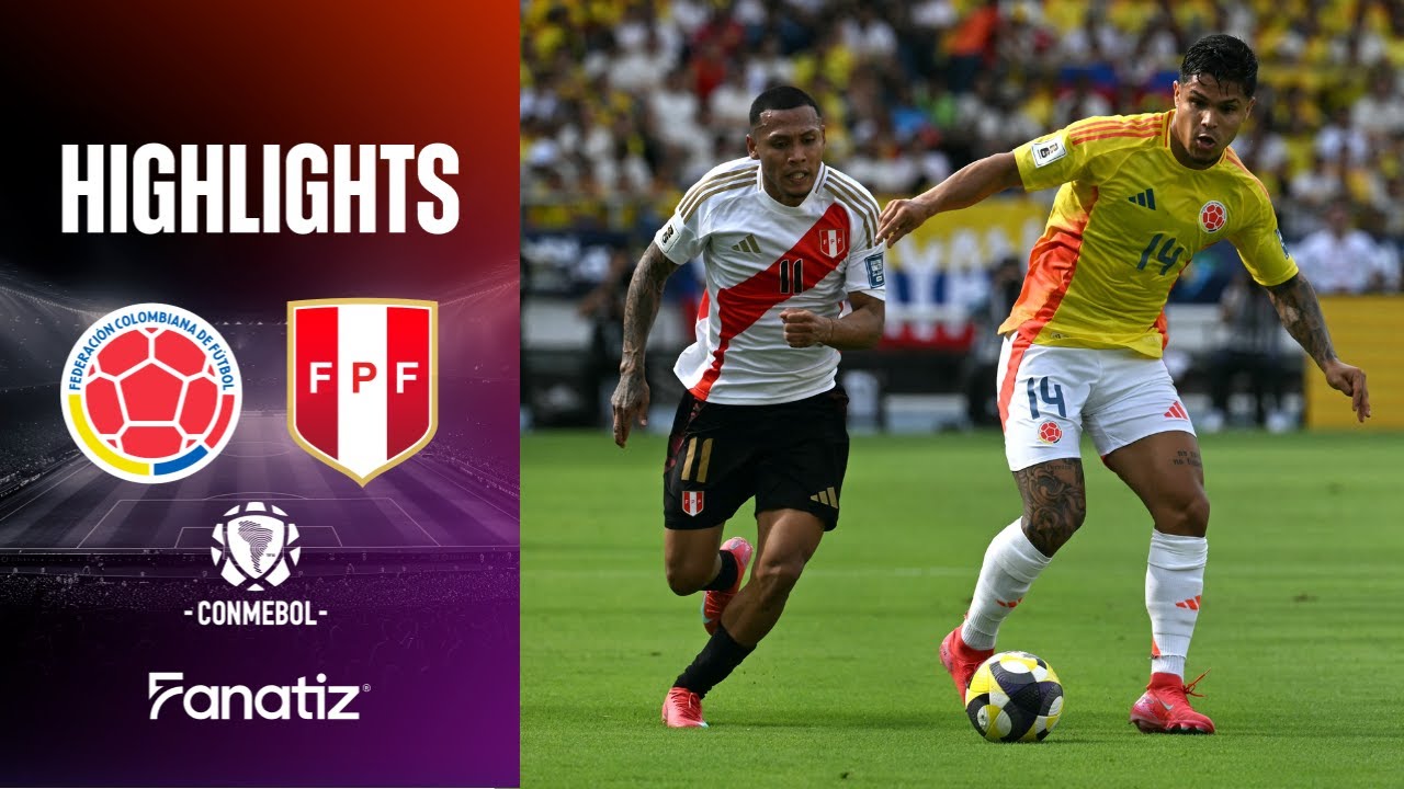 Colombia vs Peru 0-0 | Extended Game Highlights | World Cup Qualifiers 2026