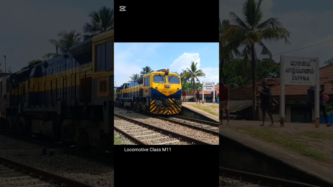 Colombo to jaffna yal devi express train #travelsrilanka #srilankarailways
