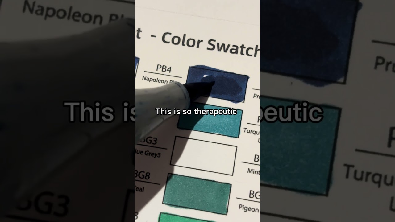 Color swatch part 3 #art #ohuhumarkers