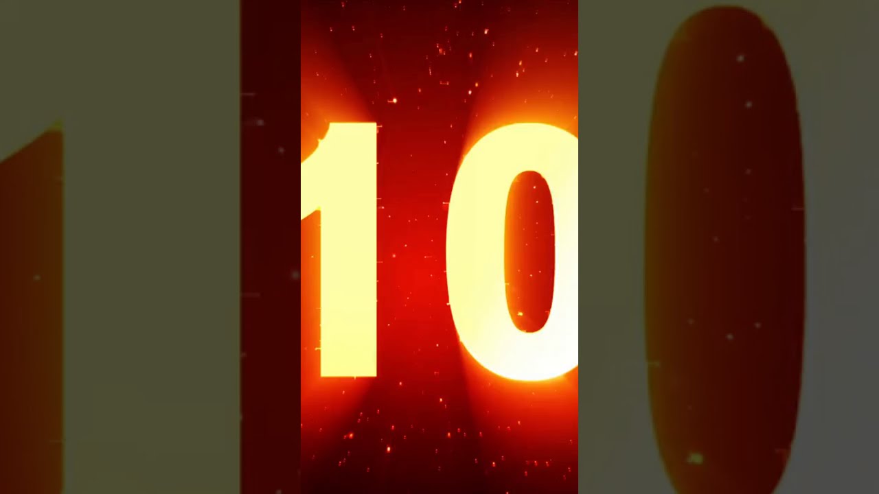 Colorful 10 seconds Countdown