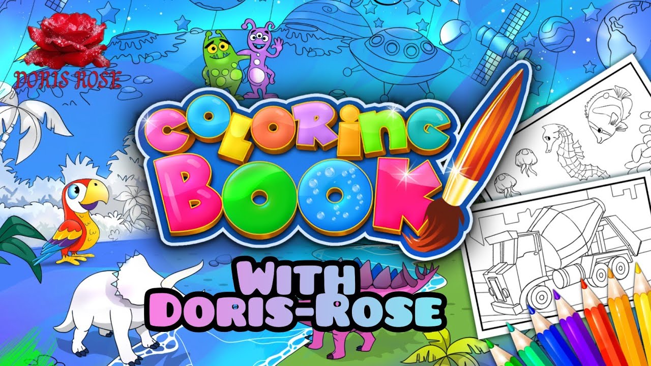 Coloring Book With Doris-Rose Part 1