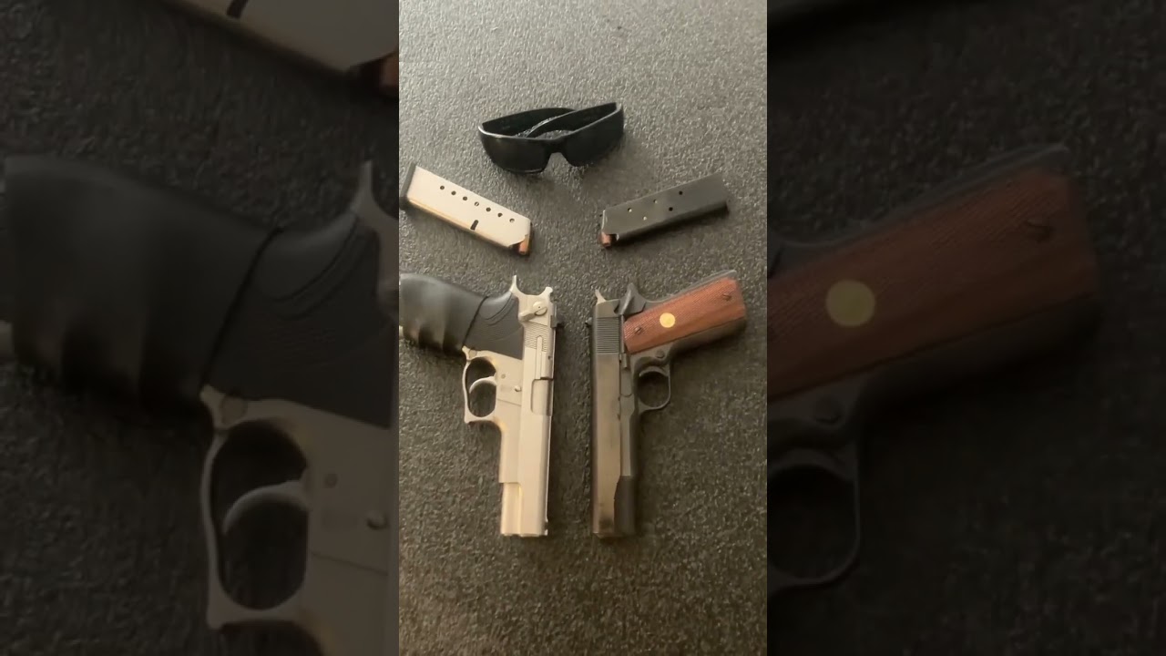 Colt 1911 or S&W 4506 ?#shorts #edc #armas #45acp #favorite guns #colt 1911