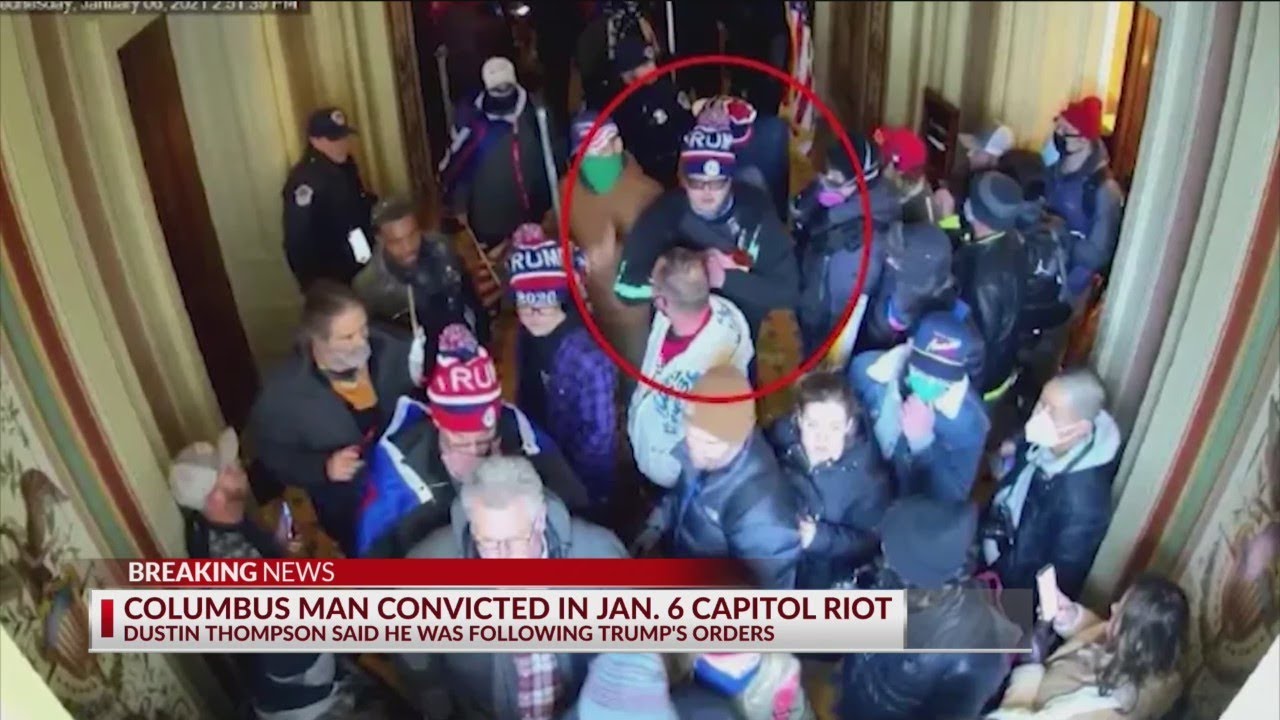 Columbus man convicted in Jan. 6 Capitol riot
